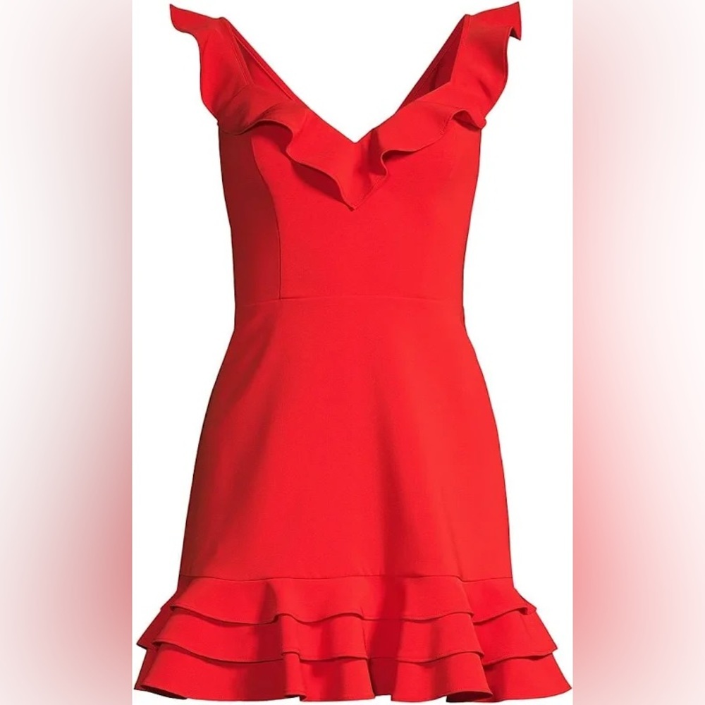 NWT Aidan Mattox Red Dress - Sz 14